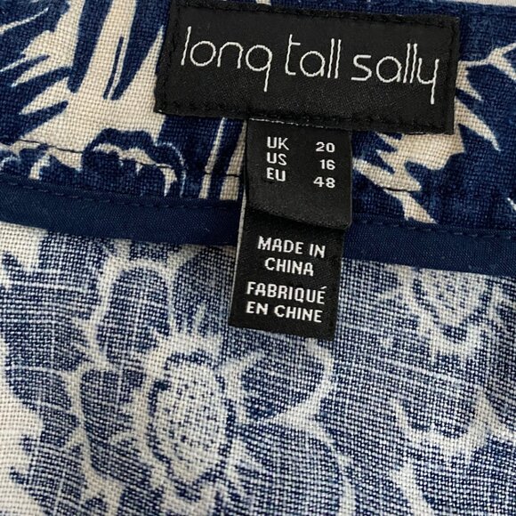 Long Tall Sally linen floral skirt - Picture 5 of 5
